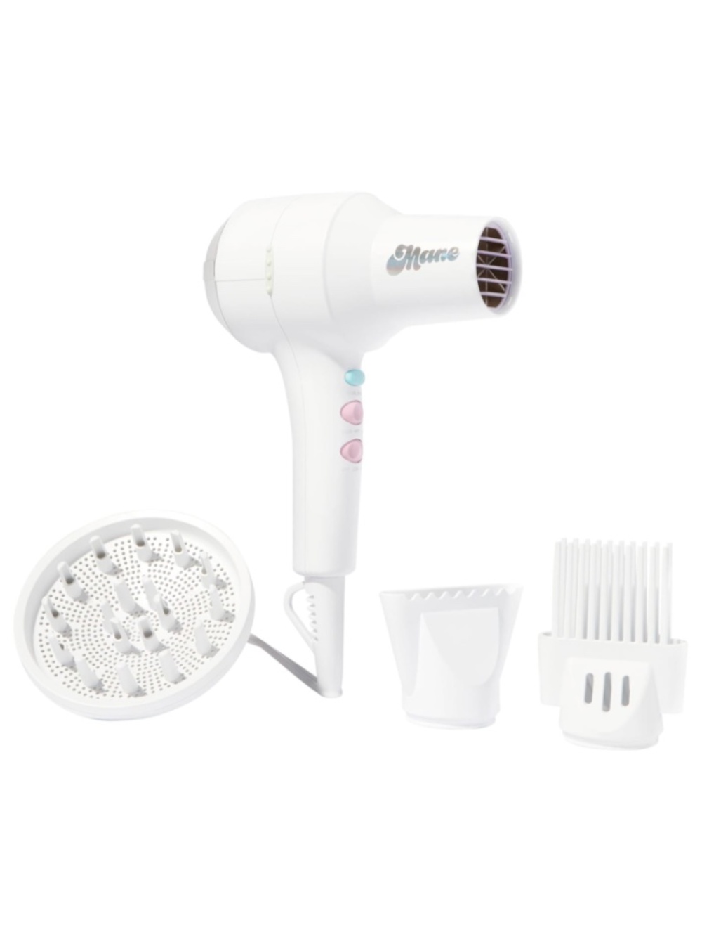 NIB Mane by Mane Addicts This Totally Blows Ionic Compact Hair Dryer w/ Diffuser